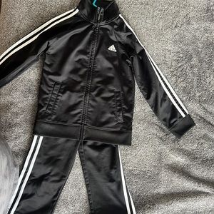 Kids Adidas black jumpsuit